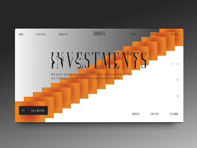 invest design ui ux web website