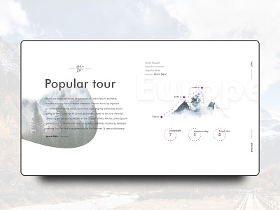 Mont Blanc design ui ux web website