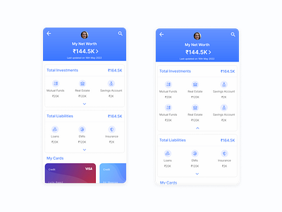 Finance App UI (2/3) 3d