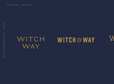 Route 1: Witch Way brand brand identity branding design logo magic tarot tarot reader typography witch witchcraft witches witchy