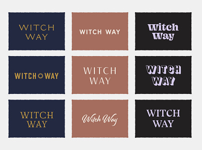 Witch Way: All Routes brand crystal ball crystals design fortune teller healing logo logo design magic magical reiki spiritual tarot tarot card type typography witch witchy