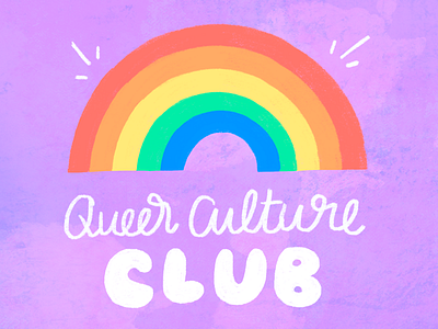 Queer Culture Club ally brand colour community gay icon identity instagram lgbt lgbtq logo london non binary pride procreate queer rainbow sexuality trans
