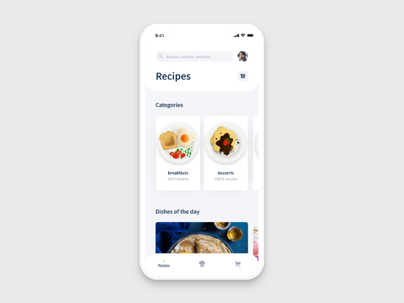 Cooking app - Part 1