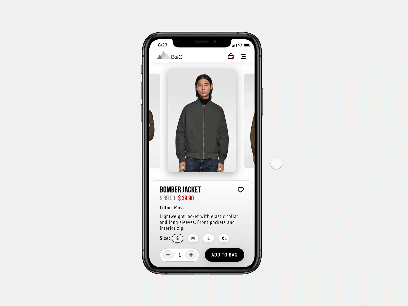 Clothing E-comm App concept & Prototype V2.0!