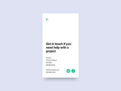 Contact Us 028 app contact daily dailyui interface minimal mobile ui us ux
