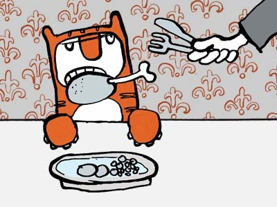 Table Manners childrens book food illustration tiger