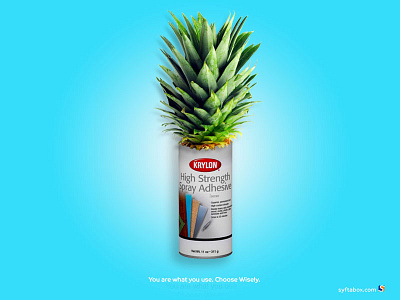 Pineapple advertisement branding design layout marketing photoshop