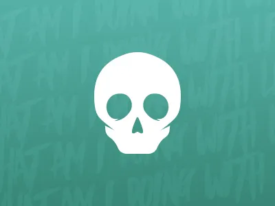 Skull Boredom bored dead icon logo skull