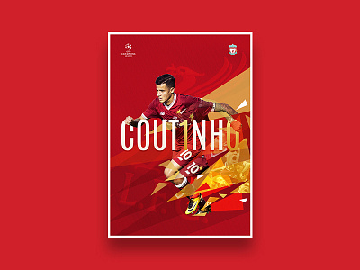 #5 Coutinho 10 coutinho football poster series