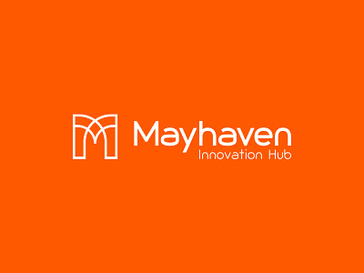 Mayhaven Innovation Hub - Logo branding combination mark coworking space design digital hub icon identity innovation lettermark logo logomark minimal monogram typeface typography
