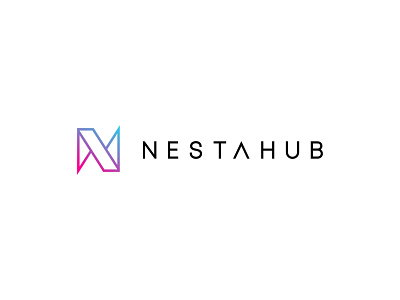 Nestahub Letterform Logo