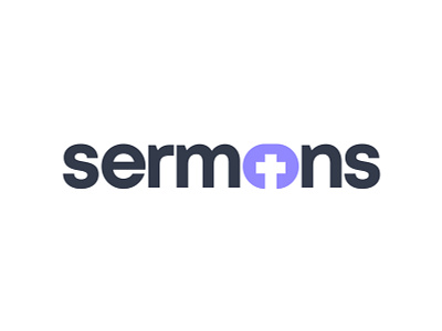 Sermons Logo branding church flat lettering lettermark logo minimal scripture sermon typeface typography vector wordmark wordmarks