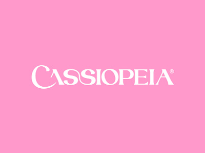 CASSIOPEIA Logo branding hairs identity illustration lettering lettermark logo minimal nails typeface typography wordmark