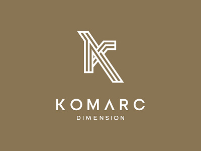 Komarc Dimension architect architectural architecture architecture design branding design graphicdesign iconmark identity interior design logo minimal typeface typography vector wordmark