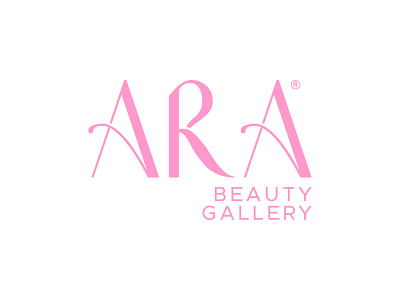 Ara Beauty Gallery beauty logo branding design hair identity lettering logo manicure minimal nails pedicure typeface typography vector wordmark