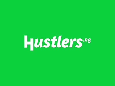 HustlersNG branding design developer flat identity investment lettering lettermark logo minimal network tech typeface typography ui ux vector web website wordmark