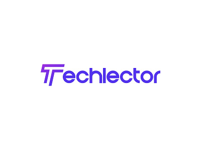 Techlector Logo branding design developer graphicdesign identity lettering lettermark logo media minimal news tech technology typeface typography web wordmark