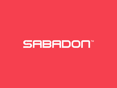 Sabadon Logo branding custom custom lettering custom type design ecommerce font icon identity lettering lettermark logo logo design minimalist tech typography vector web wordmark