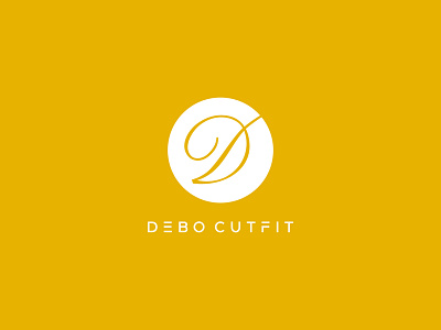 Debo Cutfit Logo branding class design elegant fashion fashion design flat graphicdesign identity lettering lettermark logo luxury minimal style typeface typography