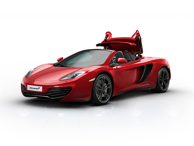 McLaren MP4-12 3d animation automotive car cg design hmi interactive interface render ui