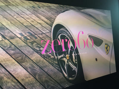 Zero60 apple carplay automotive design ferrari interactive website