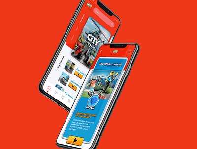 Lego App app app design design game interactive interface lego toys ui