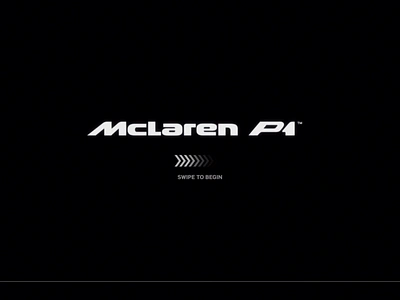 McLaren P1 Launch : Interactive Microsite automotive car design hypercar interactive interface mclaren microite p1 supercar ui web design