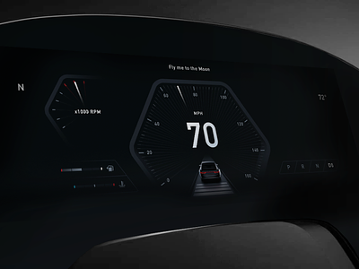 Digital Car Dash : HMI & Cluster UI