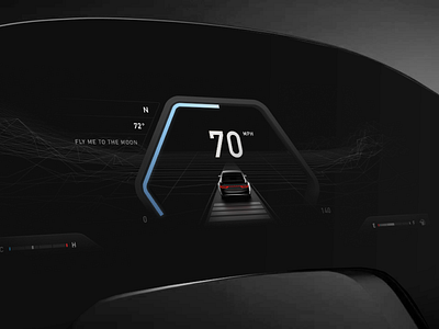 Digital Car Dash : HMI & Cluster UI