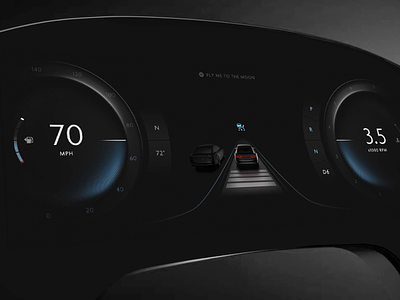 Digital Car Dash : HMI & Cluster UI
