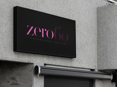 Zero60 Branding branding identity logo signage