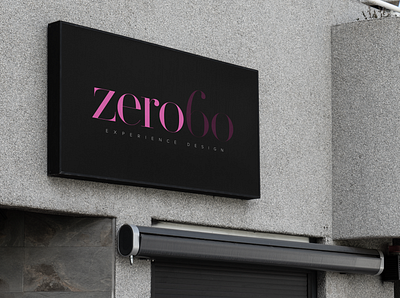 Zero60 Branding branding identity logo signage