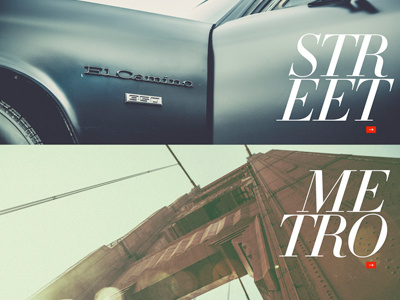 Frye typographic exploration... automotive ecommerce fashion typography