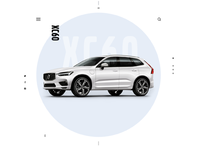 2018 Volvo XC60 automotive cars hmi interactive ui volvo