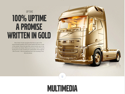 Volvo Trucks Global Website automotive car design interactive interface ui