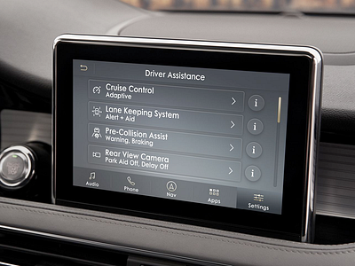2020 Lincoln Corsair automotive car digital dashboard hmi interactive interface ui