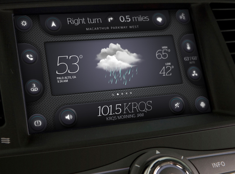 Conceptual interface / Automotive by Thomas Moeller on Dribbble
