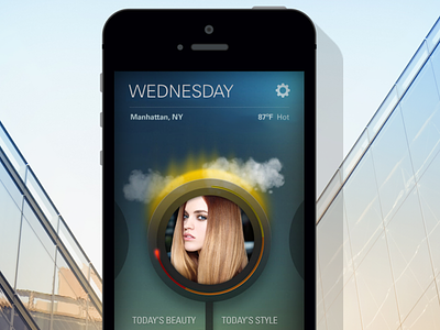 Suave Beauty 'Weather Report' App
