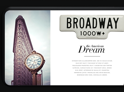 Manhattan Stories design editorial design interactive interface typography ui