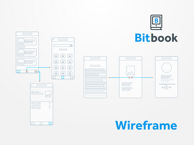 Simple Wireframe - App Bitbook