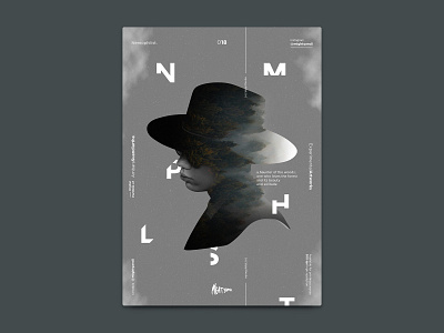 Nemophilist - An experimental artworks abstract art colors element experimental gradient liquid modern mood poster