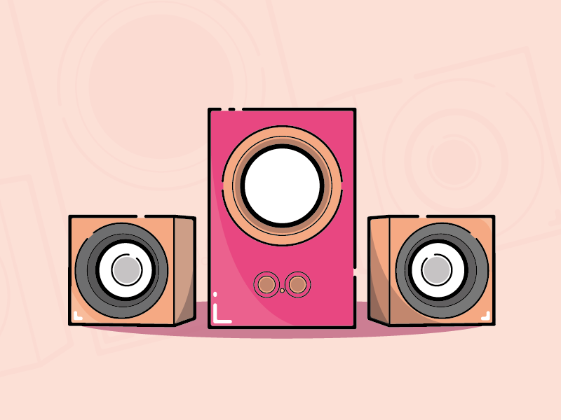 Speakers by Lukas Michalek on Dribbble
