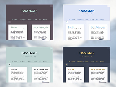 Passenger Colour Schemes