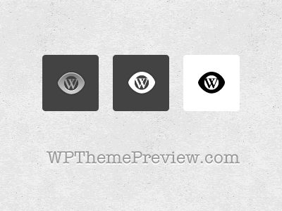 WordPress Theme Preview Logo logo wordpress
