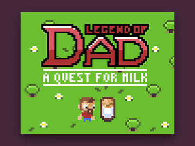 Legend of Dad game html5 pixel art