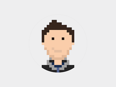 This Is Me 8bit flat flat design icon pixel profile vector