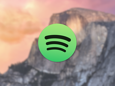 Spotify Icon For Yosemite OS X apple download freebie icon mac os x spotify yosemite
