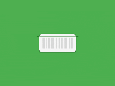 Barcode Scanning after effects barcode code gif green icon illustration material scan sketch