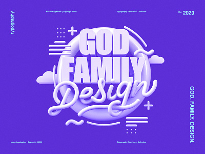 God Family Design | 3D Lettering