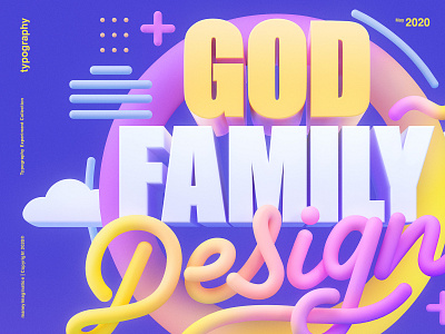 God Family Design | 3D Lettering